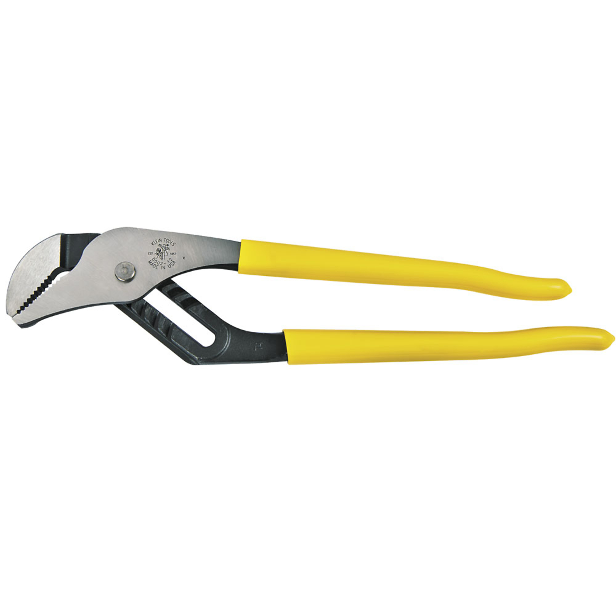 Klein Tools, 12in. (305 mm) Pump Pliers, Jaw Capacity 2.38 in, Model# D502-12